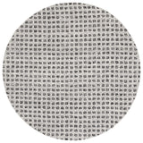 Safavieh Ebony 6'-0" x 6'-0" Rug in Silver / Black