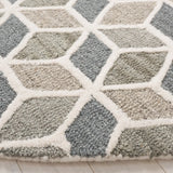 Safavieh Ebony 6'-0" x 6'-0" Rug in Ivory / Grey