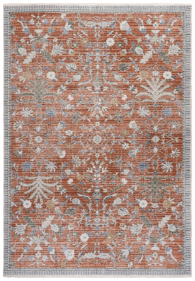 Safavieh Grove 5'-3" x 7'-6" Rug in Rust / Blue