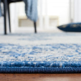 Safavieh Brentwood 4'-0" x 6'-0" Rug in Blue / Ivory