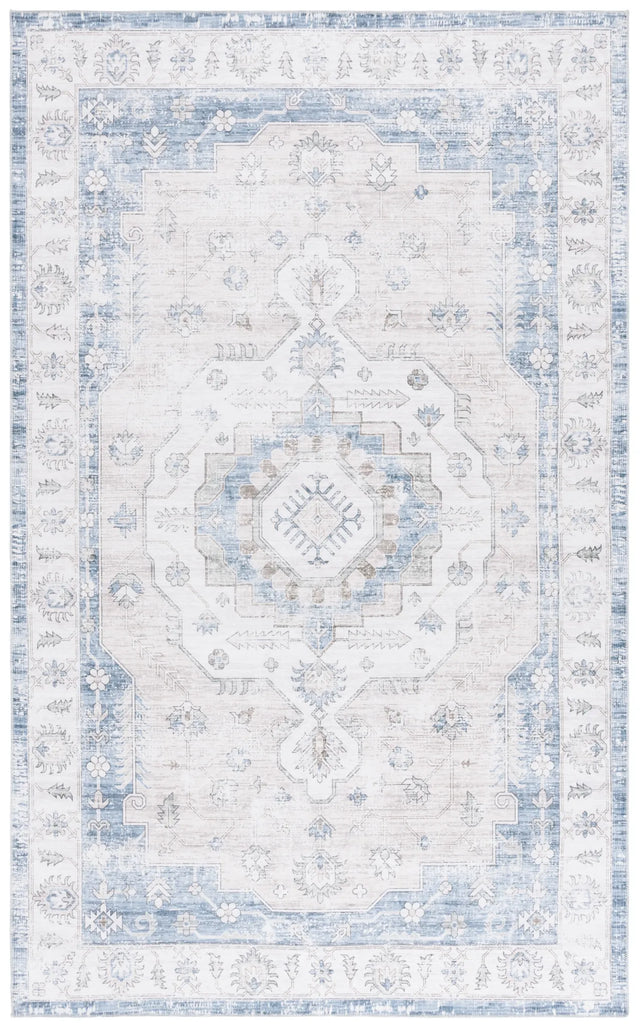 Safavieh Arizona 4'-0" x 6'-0" Rug in Grey / Blue