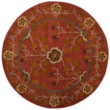 Safavieh Heritage 6'-0" x 6'-0" Rug in Red / Multi