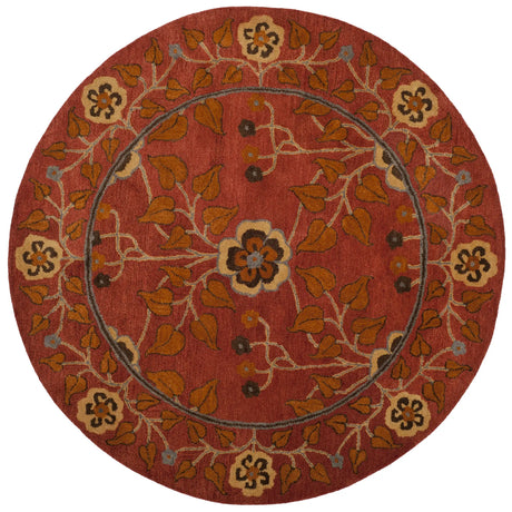 Safavieh Heritage 6'-0" x 6'-0" Rug in Red / Multi