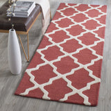 Safavieh Cambridge 2'-6" x 12'-0" Rug in Rust / Ivory