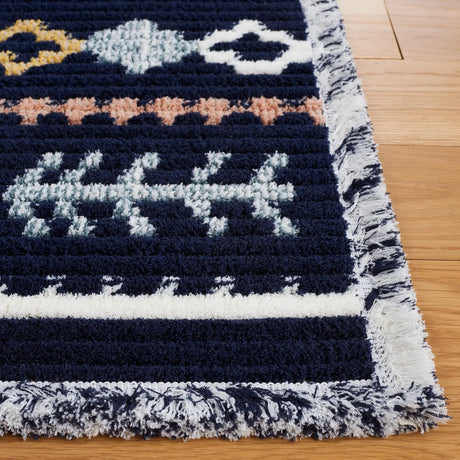 Safavieh Marrakesh 4'-0" x 6'-0" Rug in Navy / Multi
