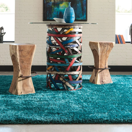 Oriental Weavers Sphinx Cosmo 81104 Teal / Teal Rugs - room scene