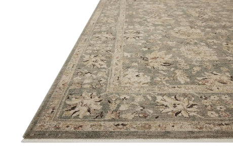Loloi Briar BRR-05 Fog / Sand Rug - rug corner
