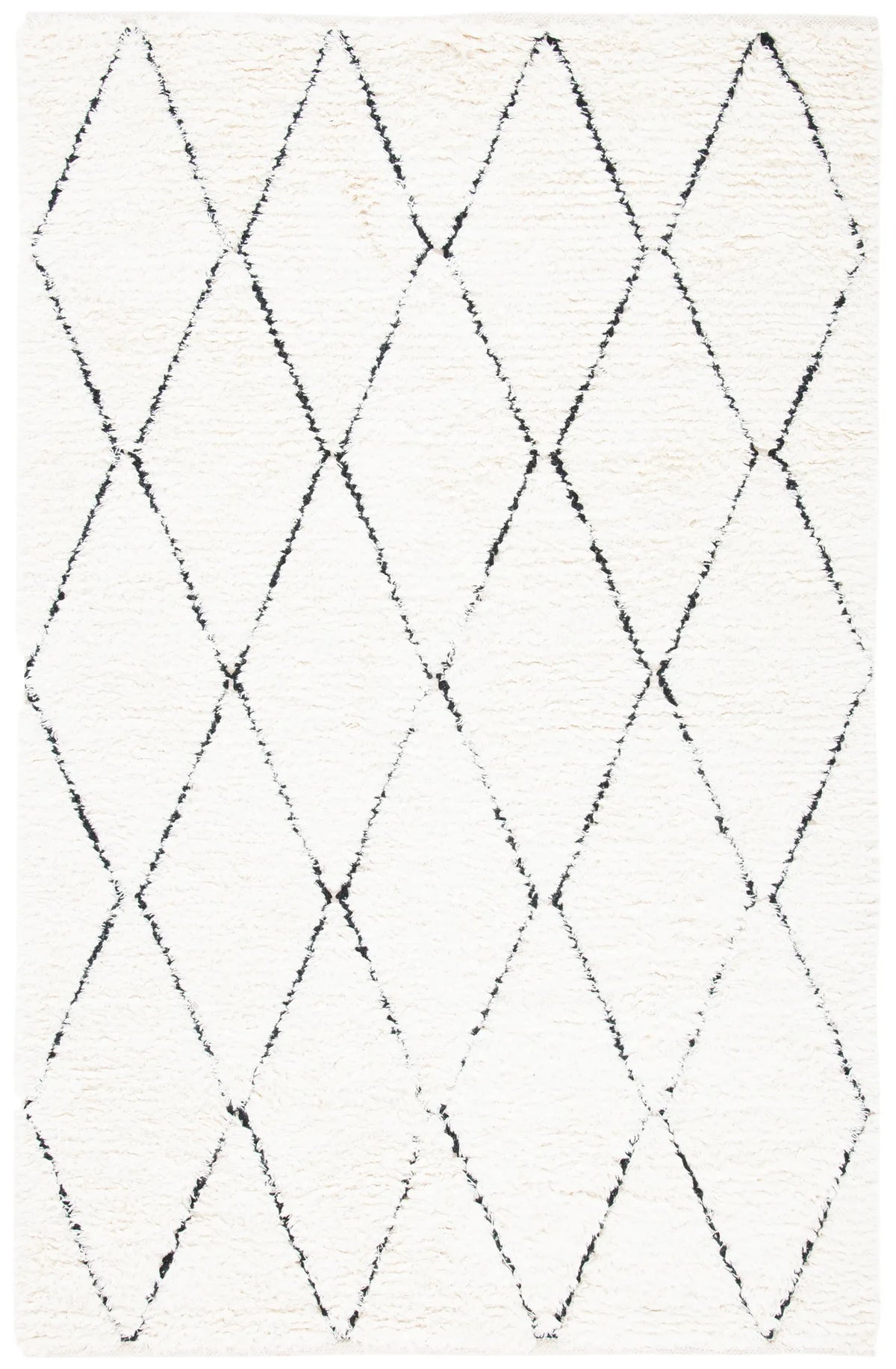 Safavieh Natura 4'-0" x 6'-0" Rug in Ivory / Black