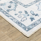 Oriental Weavers Sphinx Addison ADD02 Blue Rugs - corner detail