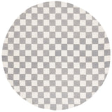 Safavieh Martha Stewart 6'-0" x 6'-0" Rug in Grey / Ivory