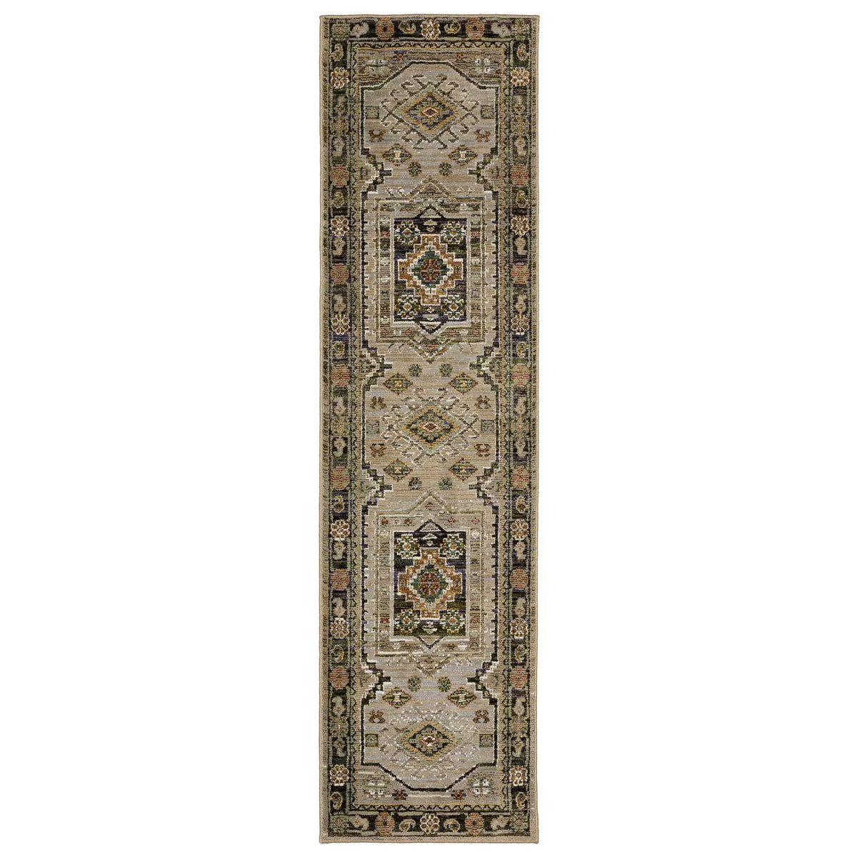 Oriental Weavers Sphinx Andorra 2442D Green/Multi Rugs - runner