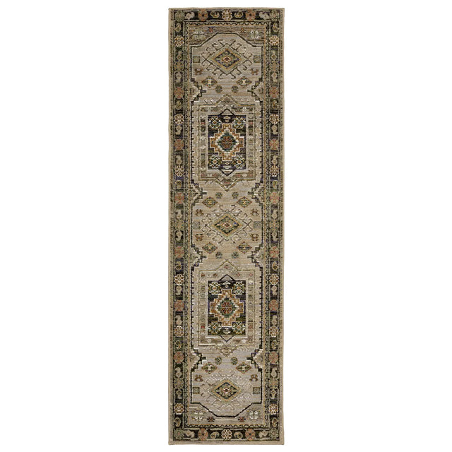 Oriental Weavers Sphinx Andorra 2442D Green/Multi Rugs - runner