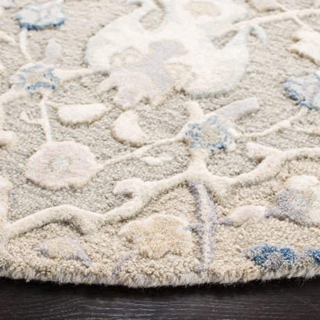 Safavieh Glamour 6'-0" x 6'-0" Rug in Grey / Blue