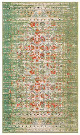 Safavieh Monaco 3'-0" x 5'-0" Rug in Sage / Rust