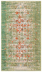 Safavieh Monaco 3'-0" x 5'-0" Rug in Sage / Rust
