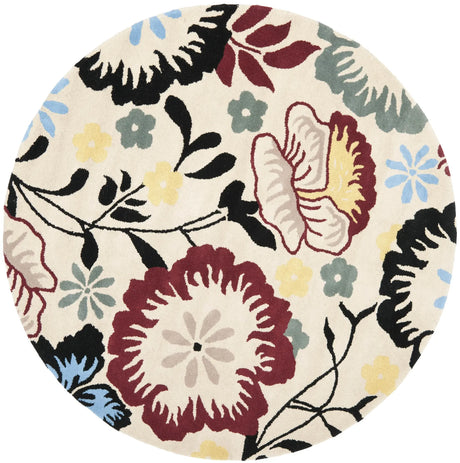 Safavieh Soho 6'-0" x 6'-0" Rug in Ivory / Multi