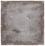 Safavieh Meadow 6'-7" x 6'-7" Rug in Brown / Ivory