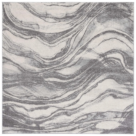 Safavieh Tulum 6'-7" x 6'-7" Rug in Ivory / Grey