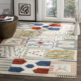 Safavieh Kilim 5'-0" x 8'-0" Rug in Ivory / Multi