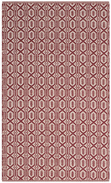 Safavieh Montauk 3'-0" x 5'-0" Rug in Ivory / Red