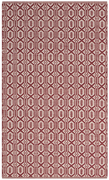 Safavieh Montauk 3'-0" x 5'-0" Rug in Ivory / Red