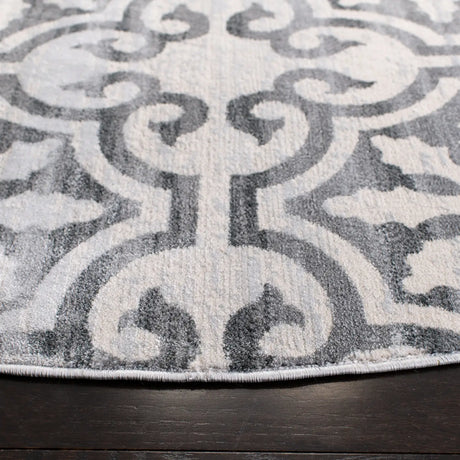 Safavieh Martha Stewart Isabella 6'-7" x 6'-7" Rug in Grey / Ivory