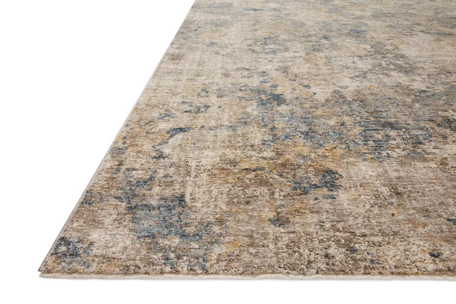 Loloi Gaia Gaa-03 Taupe/Denim Rugs - rug corner