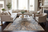 Dynamic Rugs Autumn 10921 Power Loomed Modern Cream Rug - Room