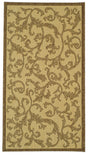 Safavieh Courtyard 2'-0" x 3'-7" Rug in Natural / Brown