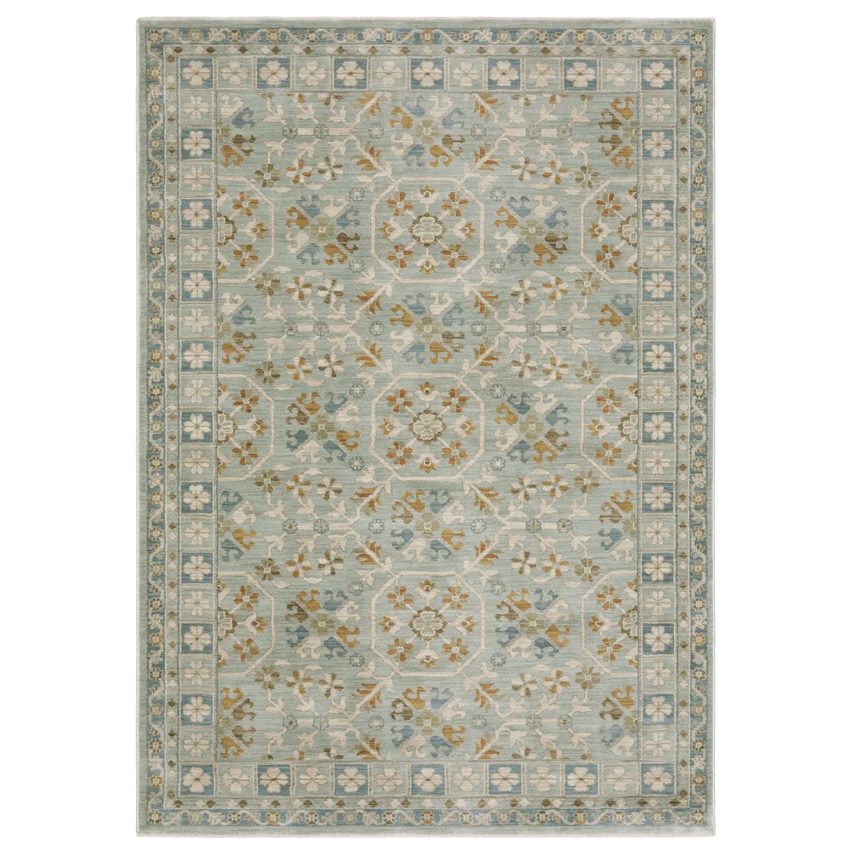 Oriental Weavers Sphinx Maeve MAE14 Grey Rugs - main flat