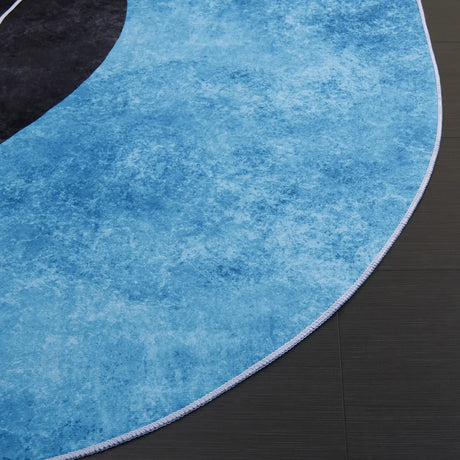 Safavieh Tacoma 5'-0" x 8'-0" Rug in Dark Grey / Turquoise
