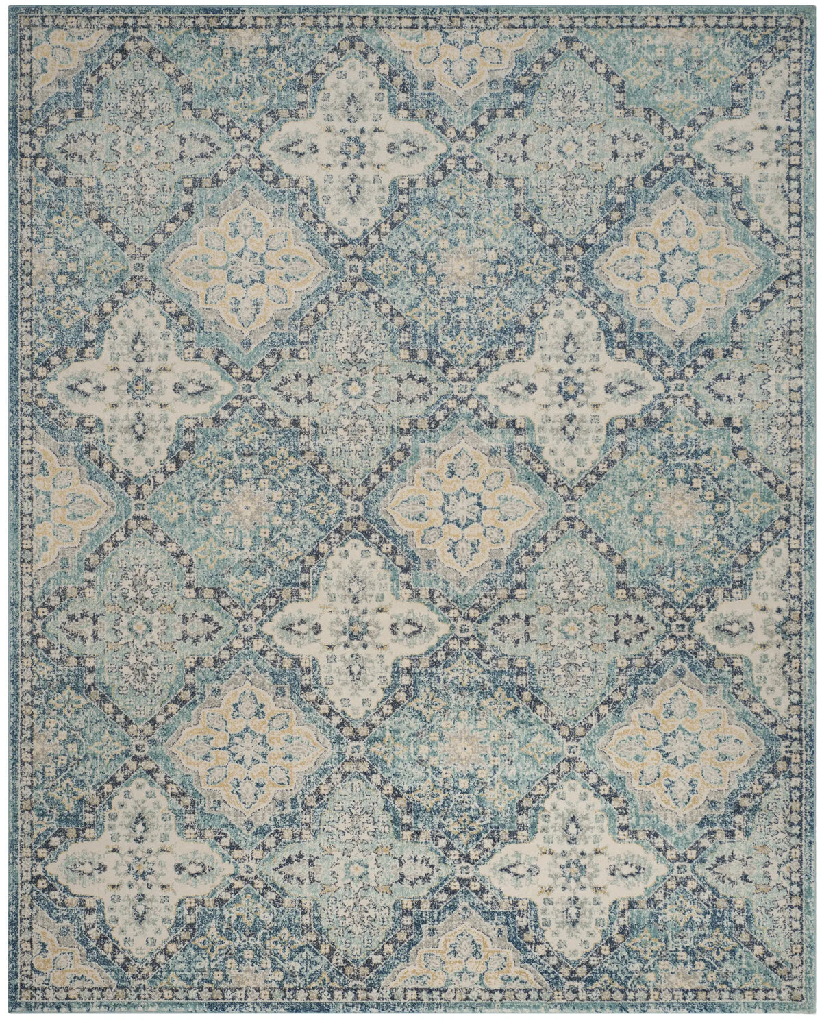 Safavieh Evoke 10'-0" x 14'-0" Rug in Light Blue / Ivory