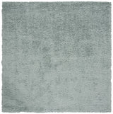 Safavieh Madrid Shag 200 6'-7" x 6'-7" Rug in Aqua