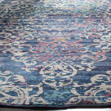 Safavieh Aria 6'-5" x 6'-5" Rug in Blue / Multi