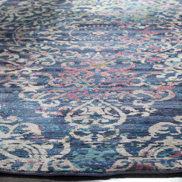 Safavieh Aria 6'-5" x 6'-5" Rug in Blue / Multi