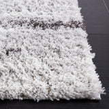 Safavieh Berber Shag 4'-5" x 6'-5" Rug in Grey / Light Grey