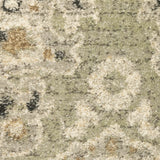 Oriental Weavers Sphinx Florence 4334E Green/ Ivory Rugs - room scene 2