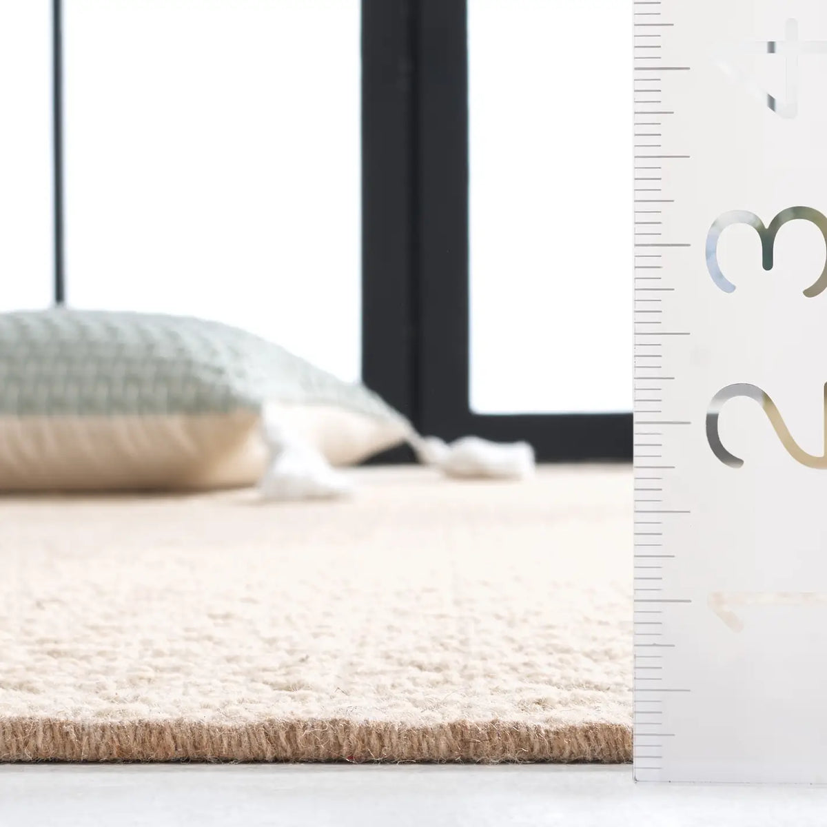 Safavieh Palm Beach 4'-0" x 6'-0" Rug in Ivory / Natural