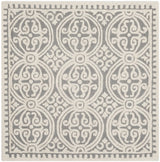 Safavieh Cambridge 4'-0" x 4'-0" Rug in Silver / Ivory