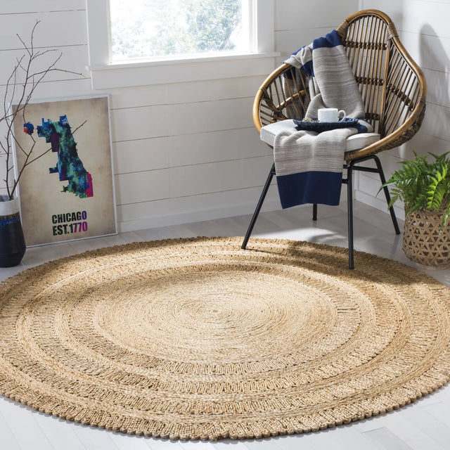 Safavieh Natural Fiber 6'-0" x 6'-0" Rug in Natural