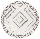 Safavieh Casablanca 6'-0" x 6'-0" Rug in Ivory / Black