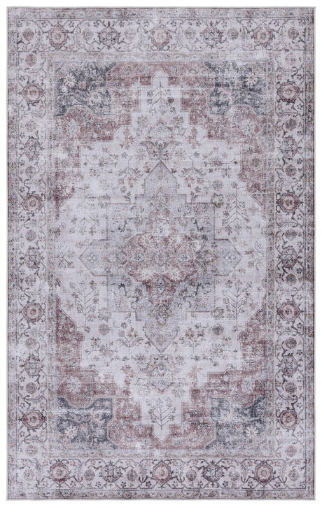 Safavieh Tucson 4'-0" x 6'-0" Rug in Beige / Light Sage