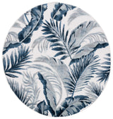 Safavieh Cabana 6'-5" x 6'-5" Rug in Ivory / Navy
