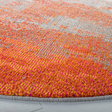 Safavieh Madison 5'-0" x 5'-0" Rug in Grey / Orange