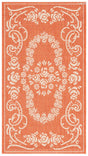 Safavieh Courtyard 2'-0" x 3'-7" Rug in Terracotta / Natural