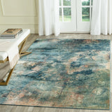 Safavieh Constellation Vintage 4'-0" x 5'-7" Rug in Light Blue / Multi