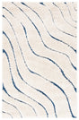 Safavieh Florida Shag 3'-3" x 5'-3" Rug in Cream / Blue
