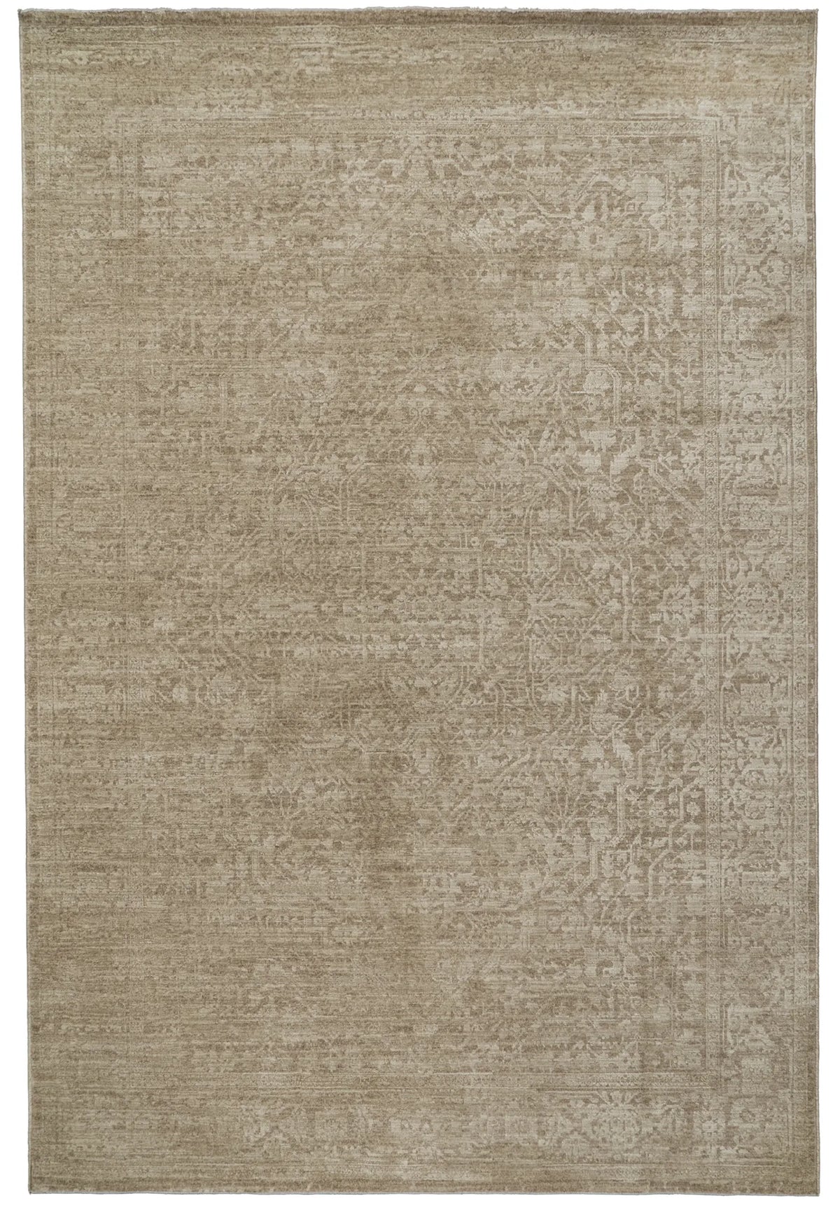Dynamic Rugs Meadow 17973 Power Loomed Transitional Gold/Beige Rug - Rectangular