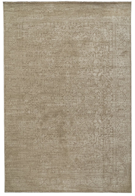 Dynamic Rugs Meadow 17973 Power Loomed Transitional Gold/Beige Rug - Rectangular