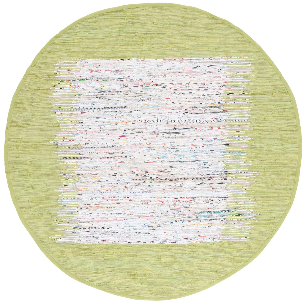 Safavieh Montauk 6'-0" x 6'-0" Rug in Ivory / Sea Green